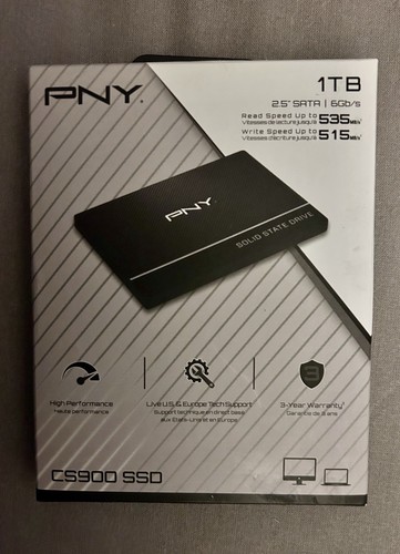 CS900 1TB 3D NAND 2.5" SATA III Internal Solid State Drive (SSD) - (SSD7CS900-1T