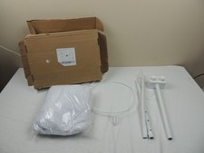 Baby Crib Canopy Mosquito Net Hanging Dome Curtain w/ Adjustable Clip-on Holder