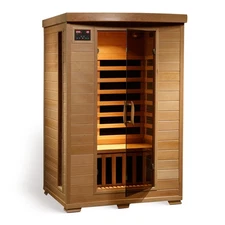 HEATWAVE SA2409M 2 Person Canadian Hemlock Far Infrared Sauna for Home