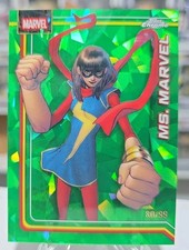 2026 Topps Chrome Marvel Sapphire Ms. Marvel #83 Green 80/99