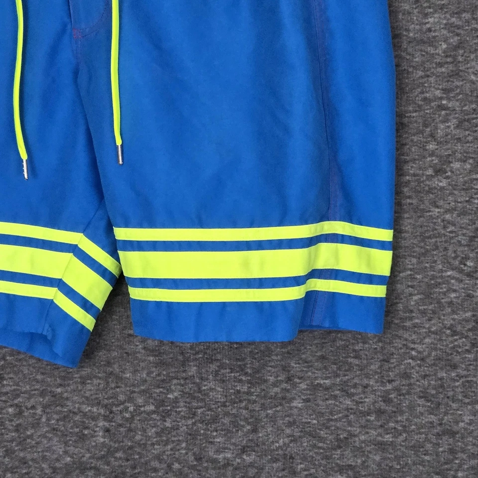 Andrew Christian Board Shorts Para Hombres 30 Azul Neón Bañador Surf Ropa de Playa Foto 3 de 4