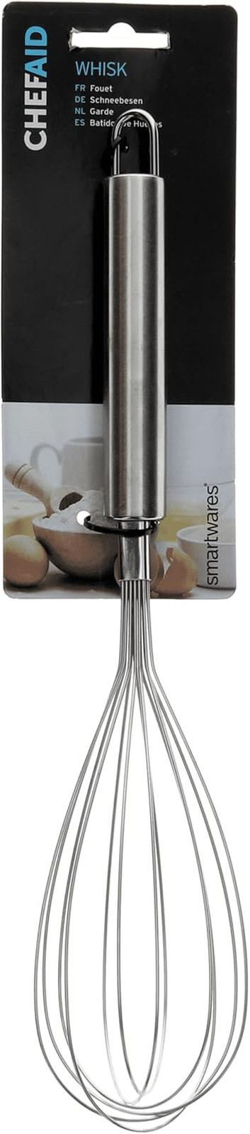 Stainless Steel Whisk, Silver, 28.5Cm
