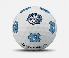 Taylormade TP5 Pix NCAA One Single Golf Ball 2024 UNC Tarheels North Carolina