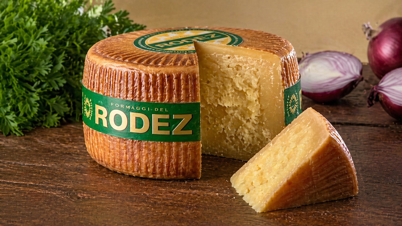 2,4 KG Queso Rodez Foto-Etiqueta Forma Completo Descuento Encendido + Cantidad
