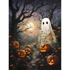 Halloween Paint by Numbers Kit for Adults,Ghost Paint,by Number 12x16 in Paint