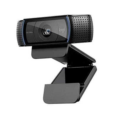 Logitech C920x HD Pro Webcam, 1080p/30fps Video Calling 960-001335 - Black
