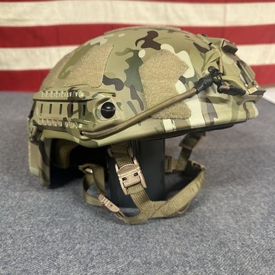 LARGE MD Sentinel Level IIIA High Cut Fast Helmet Multicam unused