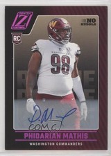2022 Panini Zenith Rookies No Huddle Auto Phidarian Mathis #159 Auto 11fq