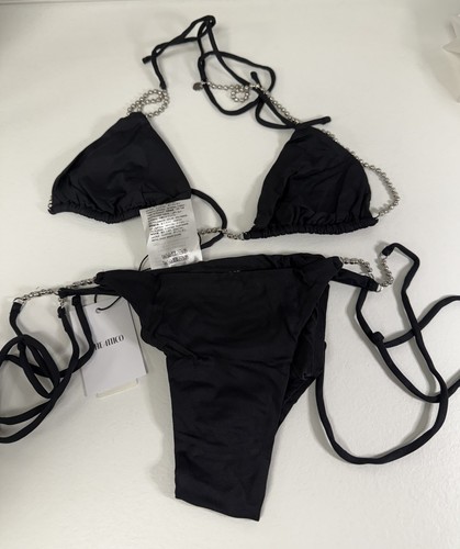 THE ATTICO Chain Bikini Size 10 GENUINE RRP £325 #W15 - Picture 5 of 7