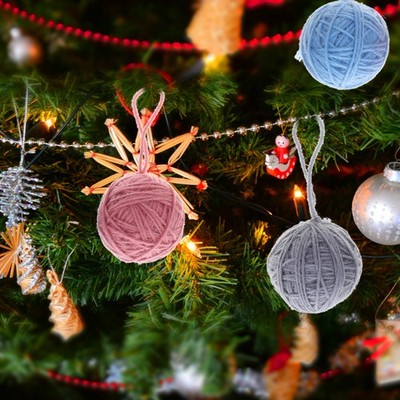 6 Pcs Weihnachtsbaumschmuck Wrihnachtsbaumschmuck Weihnachts-Mini-Ornamente