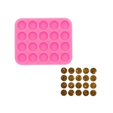 Mini Round Silicone Molds for Ear Studs Tiny Resin Mold Many Circles Silicone...