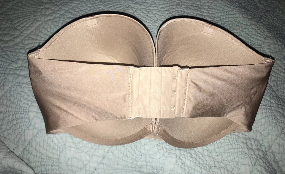 32DDD Felina Evolve Convertible Strapless Bra Beige Lightly Padded - Image 2 of 4