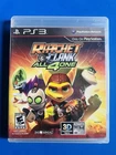 Ratchet & Clank All 4 One Sony PlayStation 3 PS3 Video Game Complete With Manual