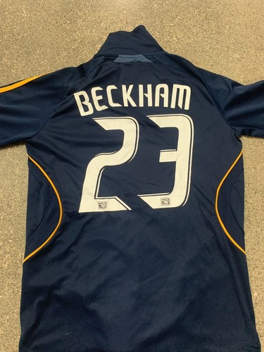Adidas LA Galaxy MLS David Beckham 2008 Jersey Mens Small Y2K Embroidered - 第 8/10 張圖片