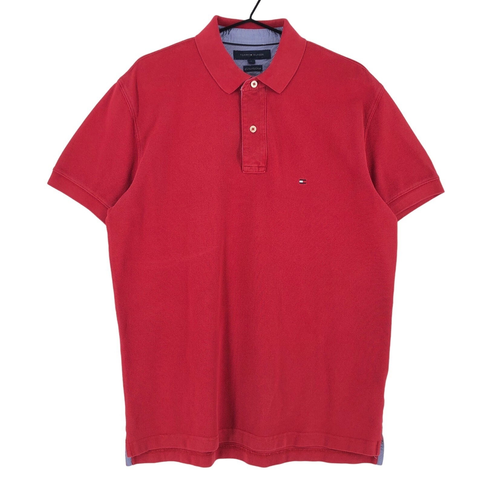 Tommy Hilfiger Men's 40 Two-Layer Cotton Polo T-Shirt Size L-image