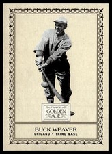 2012 Panini Golden Age Buck Weaver #10 Newark Evening World Supplement White Sox