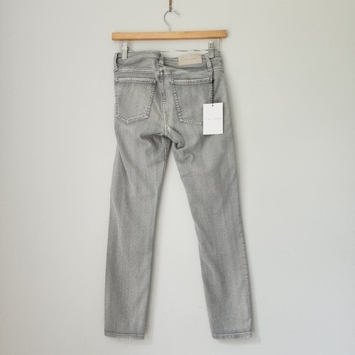 Pantalones de mezclilla ajustados IRO Rebecca recortados de altura media en gris 25 - Imagen 4 de 7