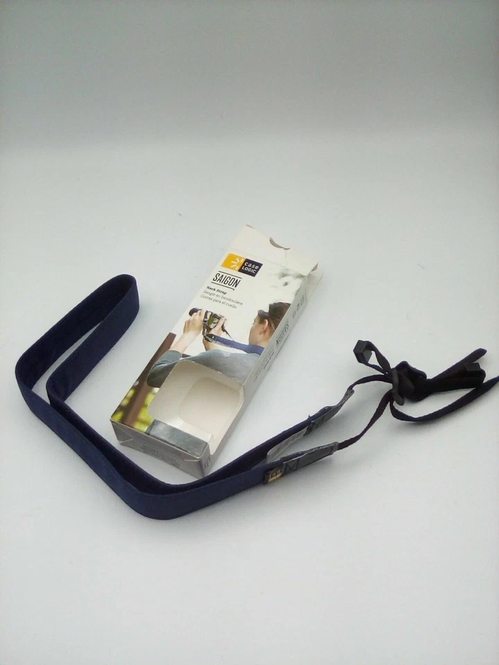 Case Logic ~ Saigon ~ Camera Neck Strap - Blue (Indigo) ~ SDNS201 - Image 3 of 4
