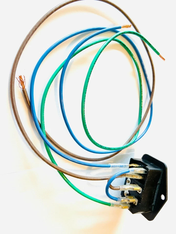 ready to install Power Socket with Fuse  Switch 3 Pin IEC320 C14 USA Plug - Image 3 of 3