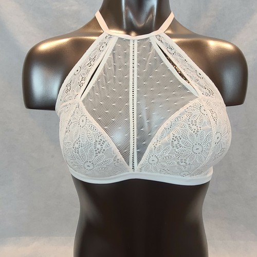 Victorias Secret Grand Beige Dentelle Très Sexy Légèrement Doublé Fil Bralette - Photo 1 sur 6