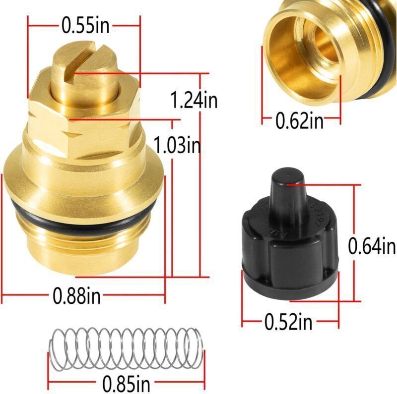 12318 StopCheck Valve Kit for Moen Legend Icon OneHandle Tub, Shower
