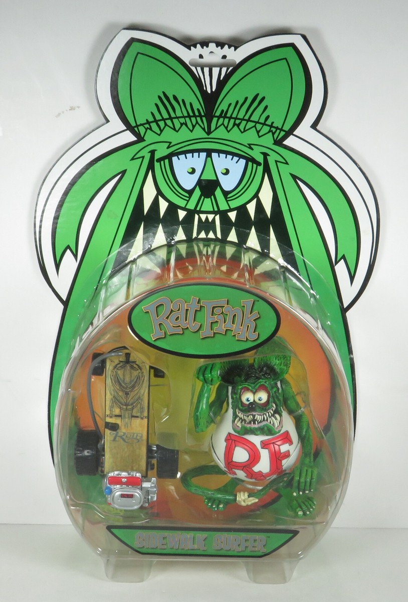 RAT FINK White Shirt Sidewalk Surfer Big Daddy Ed Roth 2005