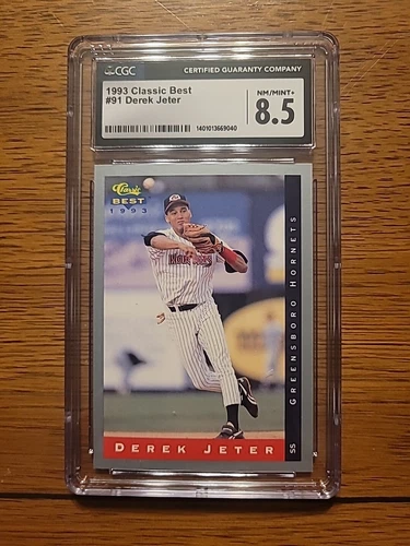 1993 Classic Best CGC NM/MINT+ 8.5 Derek Jeter . Greensboro Hornets #91