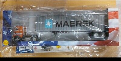 1/43. es. #15. FreightLiner COE (1979) MAERSK. American 1/43. es. #15. FreightLiner COE (1979) MAERSK. American