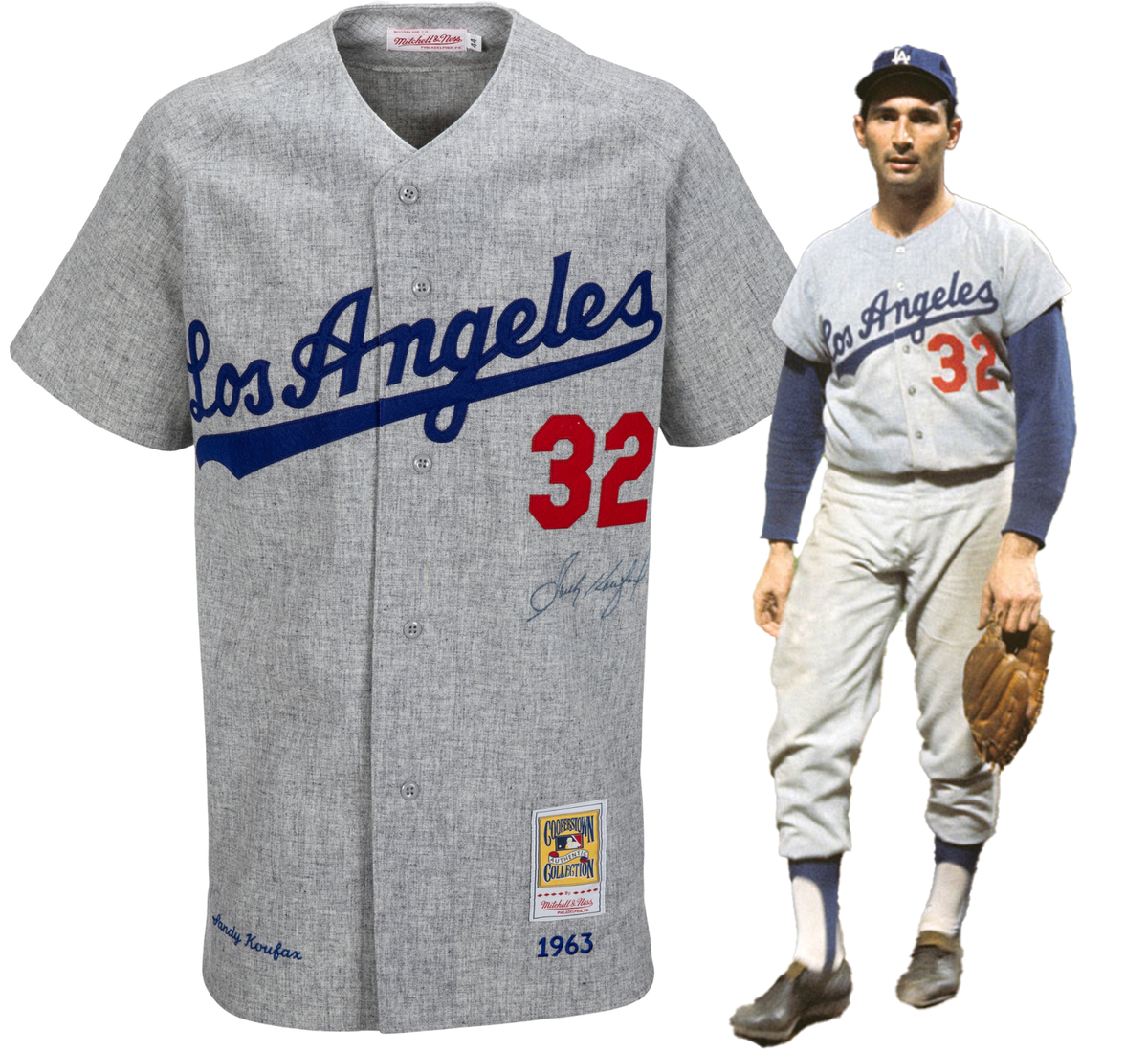 fff… Sandy Koufax Signed Los Angeles Dodgers Jersey. PSA | eBay