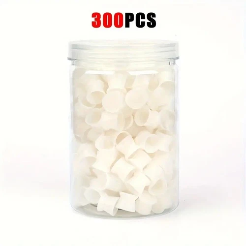 300pcs Tattoo Ink Pigment Cup Disposable Silicone Eyebrow Lip Eyes Tattoo Pig UK