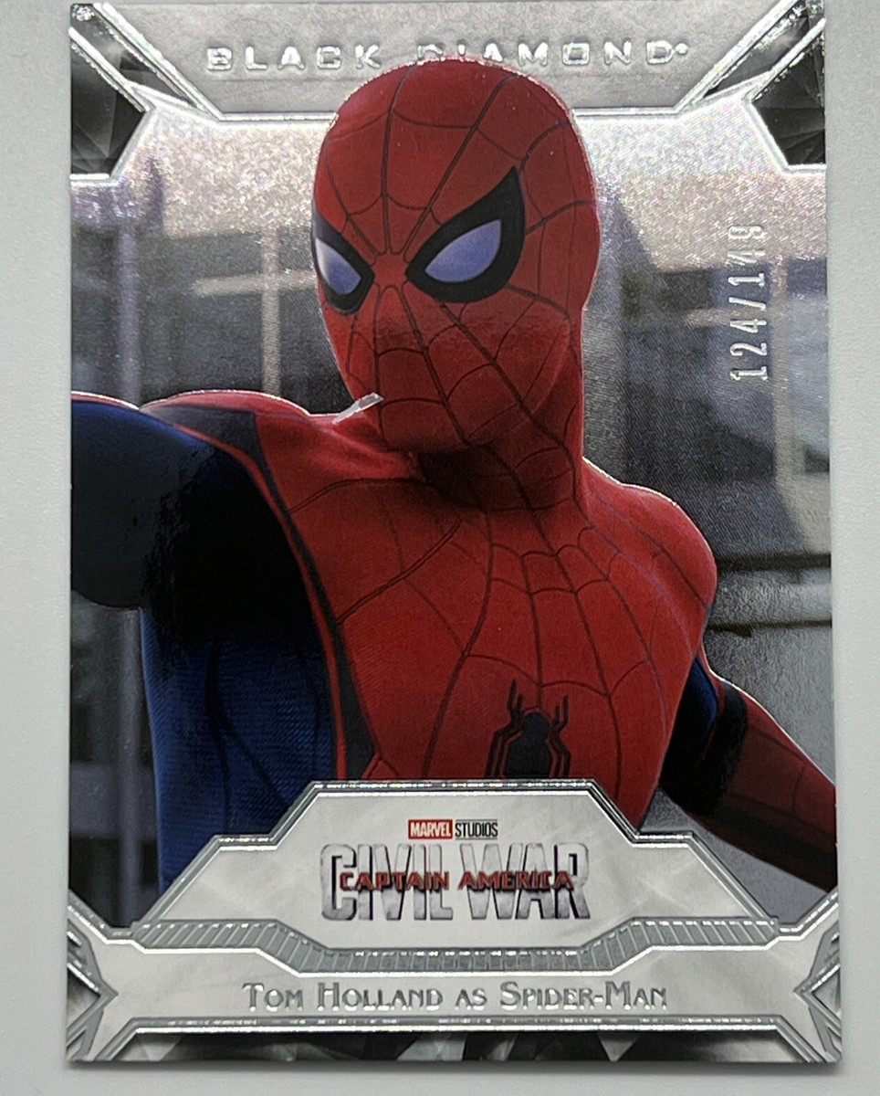 2021 Upper Deck Marvel Black Diamond TOM HOLLAND as SPIDER 2021 Upper Deck Marvel Black Diamond TOM HOLLAND as SPIDER