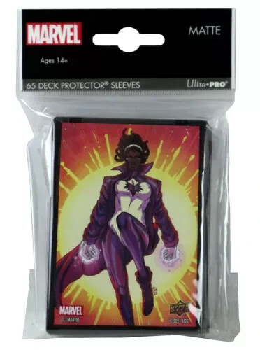 Marvel Monica Rambeau Photon 65ct Mate Cubierta Protector Mangas SELLADAS Ultra Pro - Imagen 1 de 1