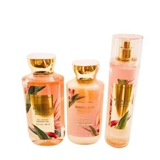 Bath And Body Works BAHAMAS PASSIONFRUIT SET - Shower Gel, Mist & Lotion - NEW