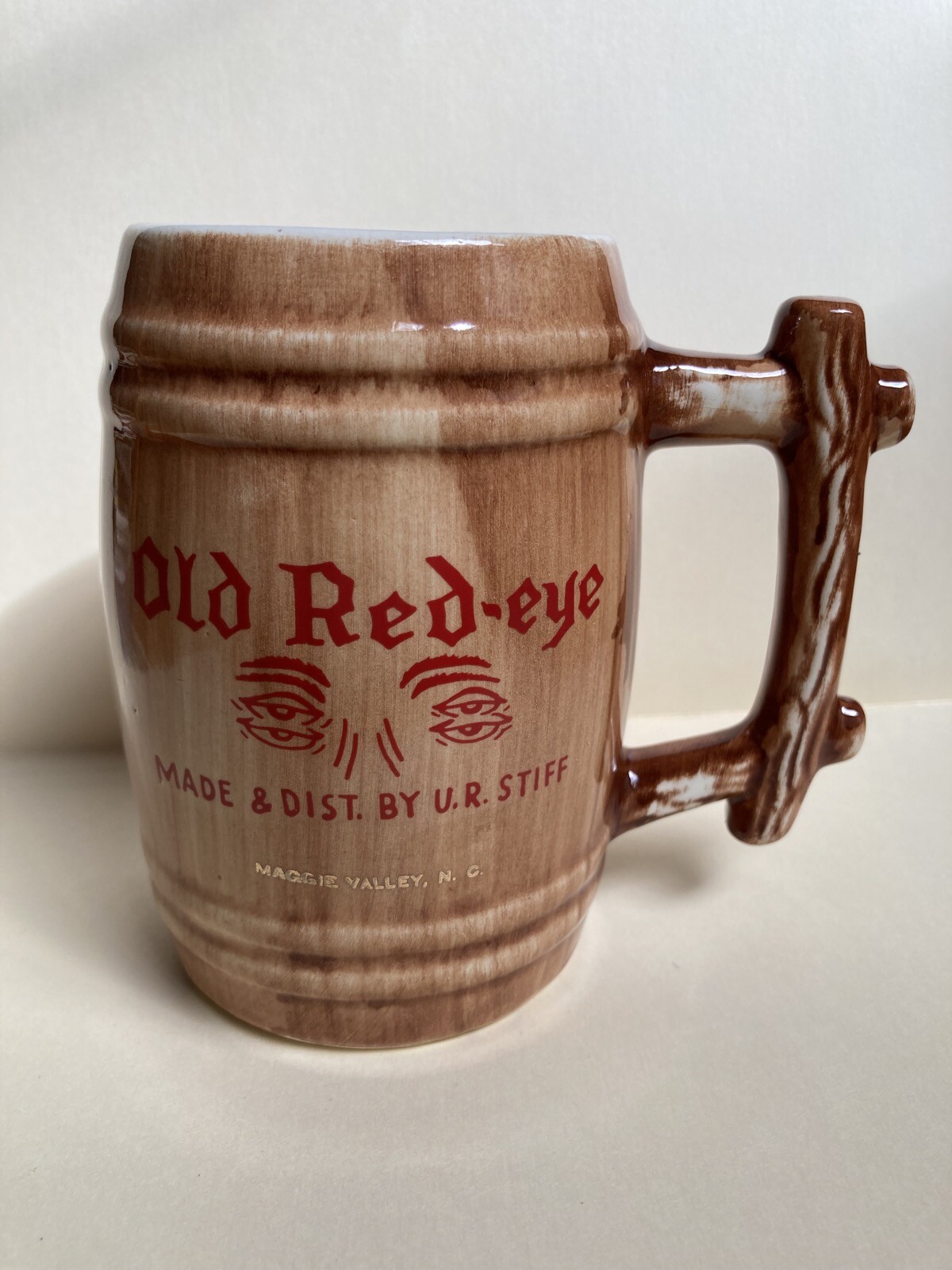 Vintage “Old Red-Eye” Mug Souvenir of Maggie Valley North Carolina
