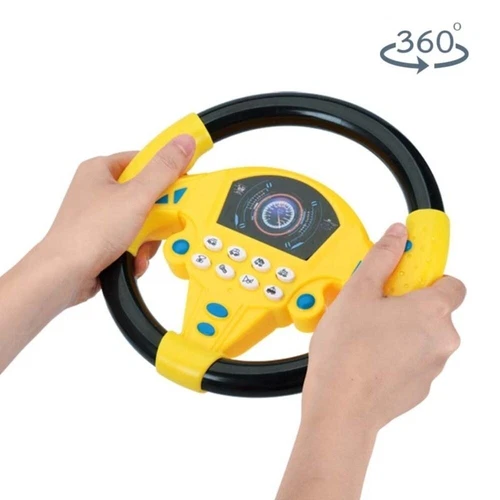 Montessori Simulation Steering Wheel Toys Simulate Driving Car Toy Kids Toys - Picture 7 of 14