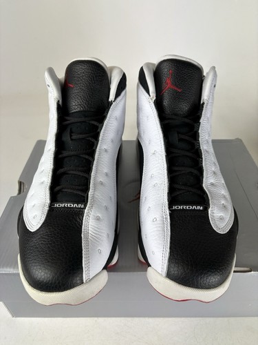AIR JORDAN 13 XIII RETRO USADO TALLA 11 HE GOT GAME BLANCO NEGRO ROJO 414571 104 - Imagen 2 de 8
