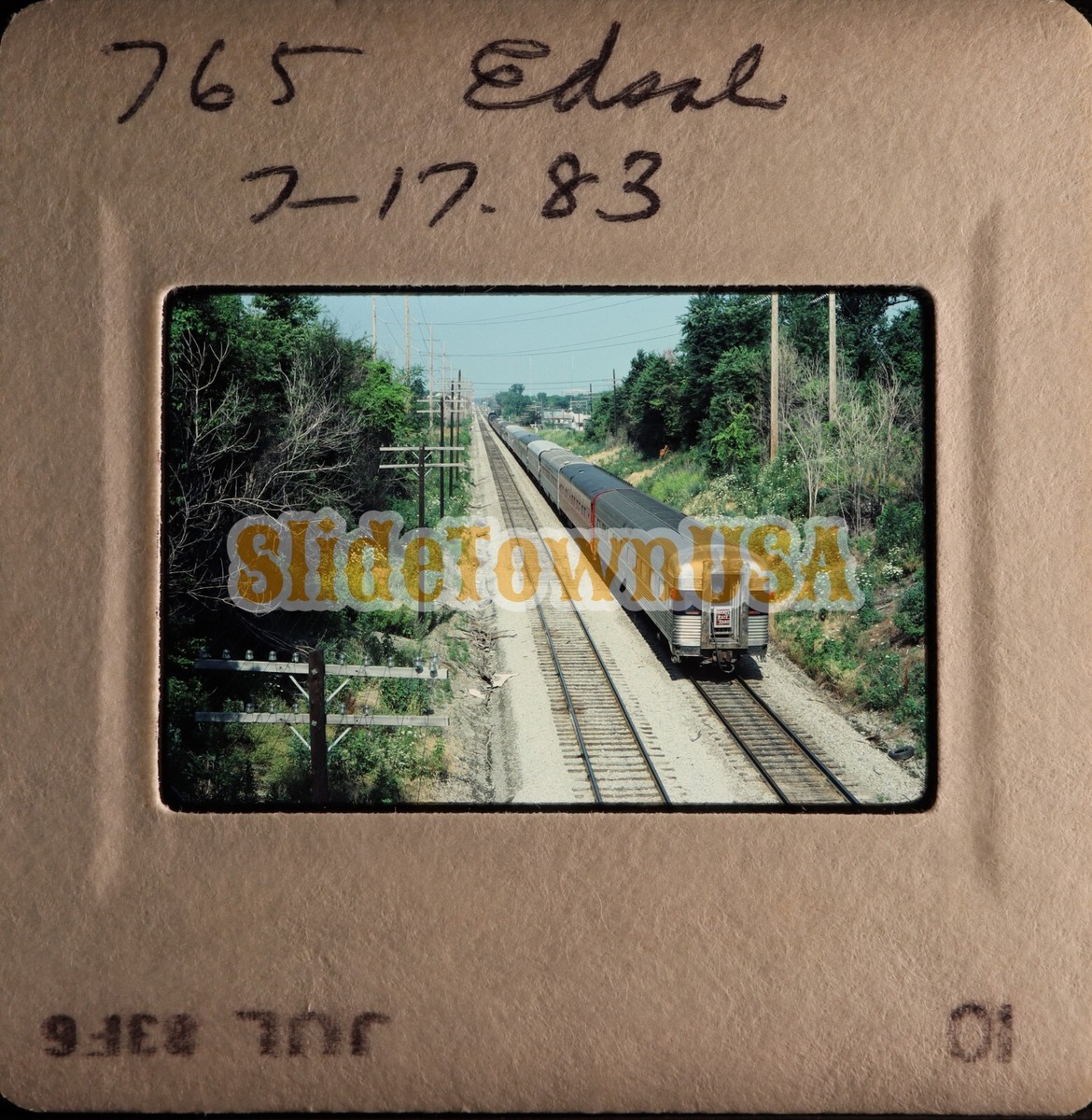 Vtg 1983 Train Slide 765 Nickel Plate Road Steam Engine X5E187 | eBay