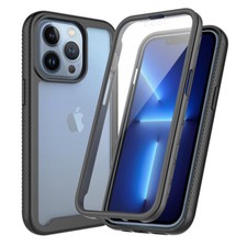 For iPhone 17e 18 Pro Max 15 14 13 Full Body Rugged Case with Screen Protector