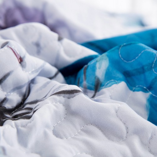 Soft Floral Queen King Size Quilted Coverlet Set Bedspread Bedding Pillowcase AU - Picture 44 of 53