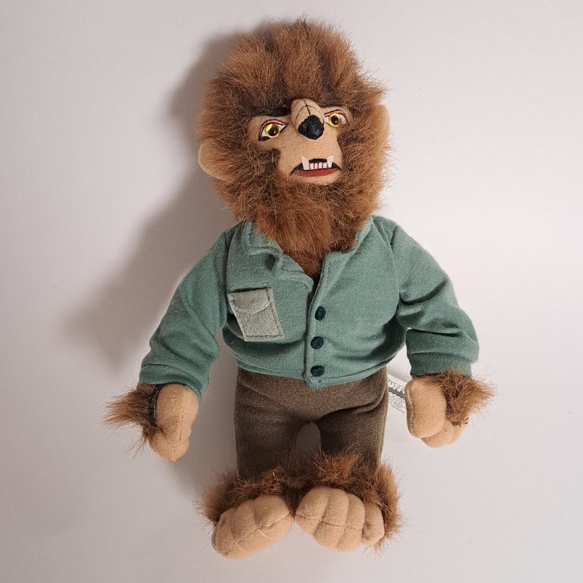 vintage 1999 Stuffins Wolfman Plush Universal Monsters 9