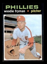 1971 Topps Baseball #414 Woodie Fryman NM/MT *d2