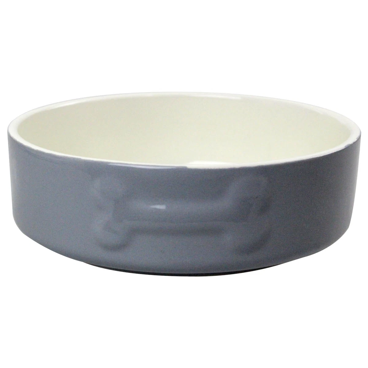 Mason cash grey dog bowl top