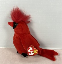 TY Beanie Baby  Mac  The Cardinal; Rare with Errors.