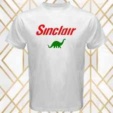 Sinclair Dino Gasoline Oil  Racing Team Men's White Size S - 3XL