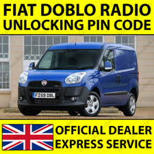 ✅FIAT DOBLO CODICE PIN SBLOCCO NAVIGAZIONE AUTORADIO PER TUTTI I MODELLI✅