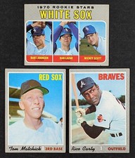 1970 Topps Baseball Lot 3 Cards