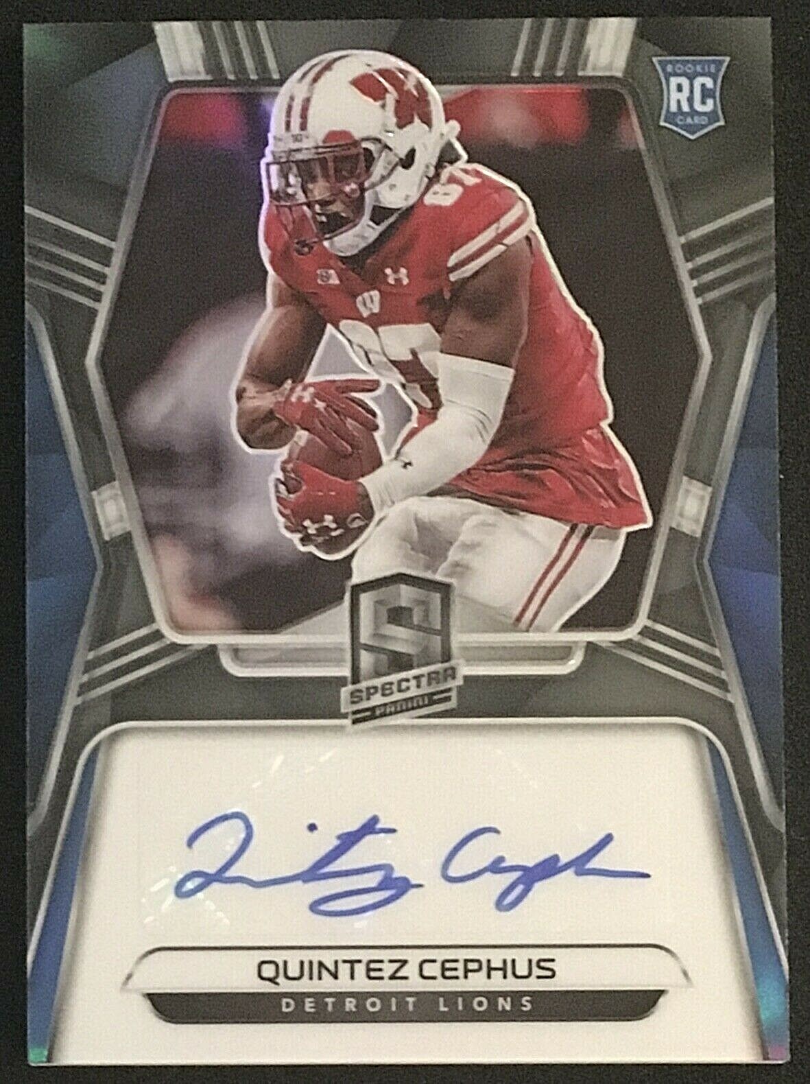 Quintez Cephus Panini Spectra Rookie Autographs #13 Base