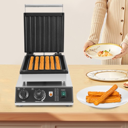 Máquina para hacer 8 churros máquina para hacer gofres eléctrica máquina para magdalenas máquina para panadería 1500 W - Imagen 23 de 23