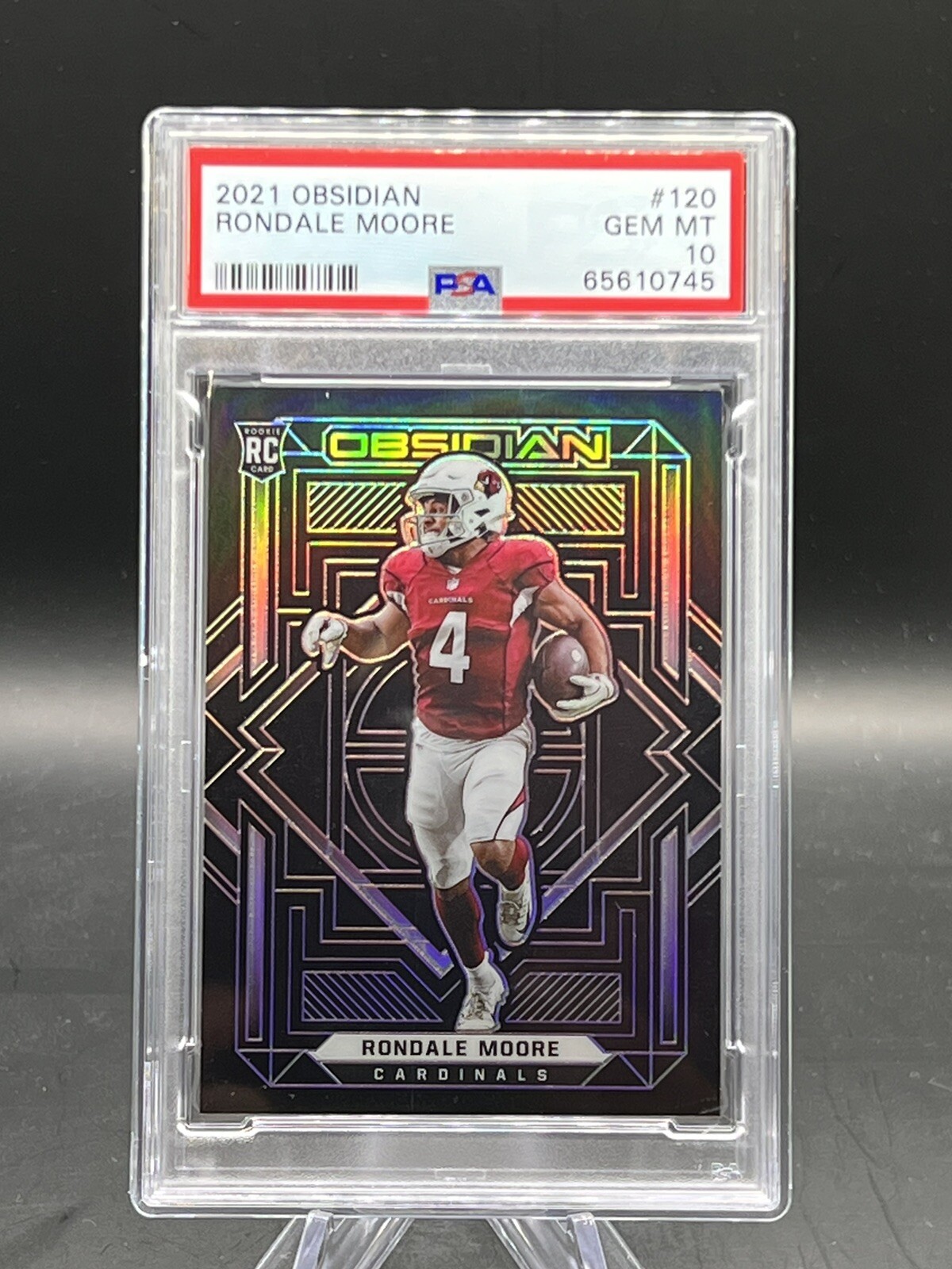 Rondale Moore Panini Obsidian #120 Base