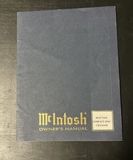 Vintage Original McIntosh MCD7008 CD Player, Manual, NEW